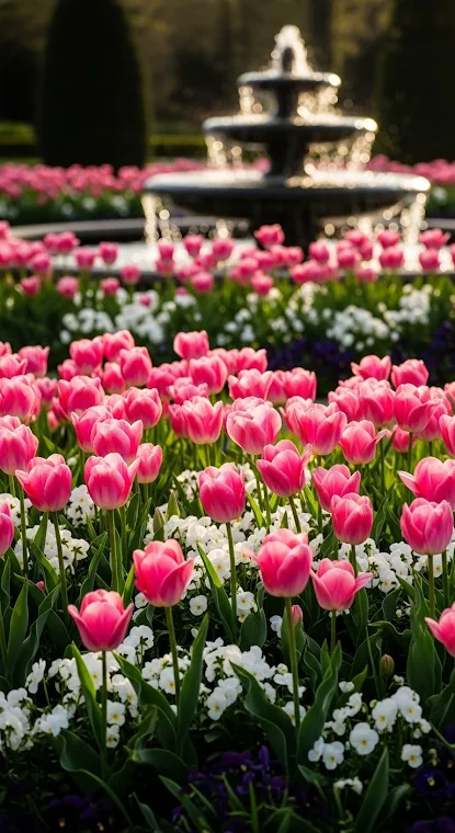 Lush Spring Park Waterway