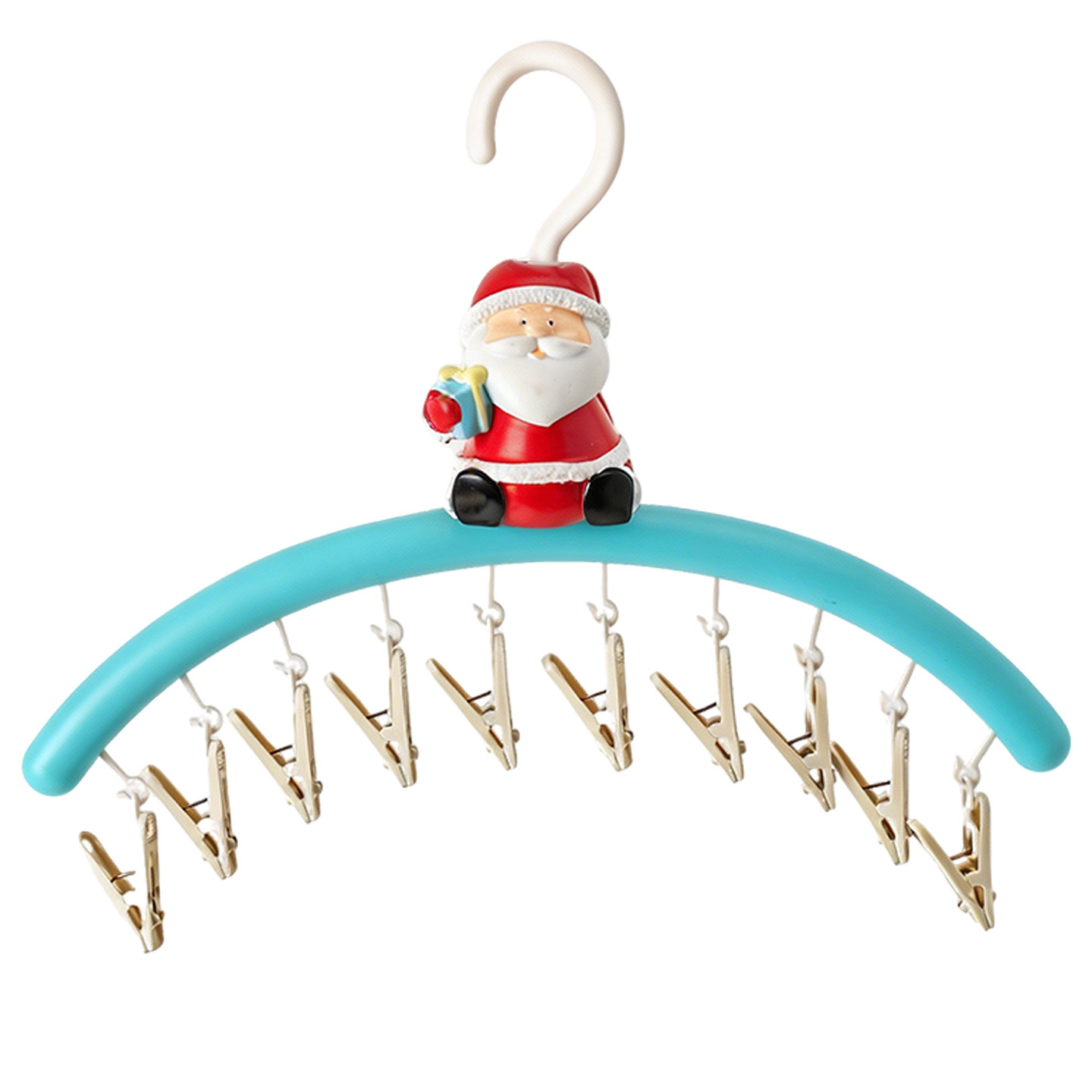 Christmas drying rack with clips