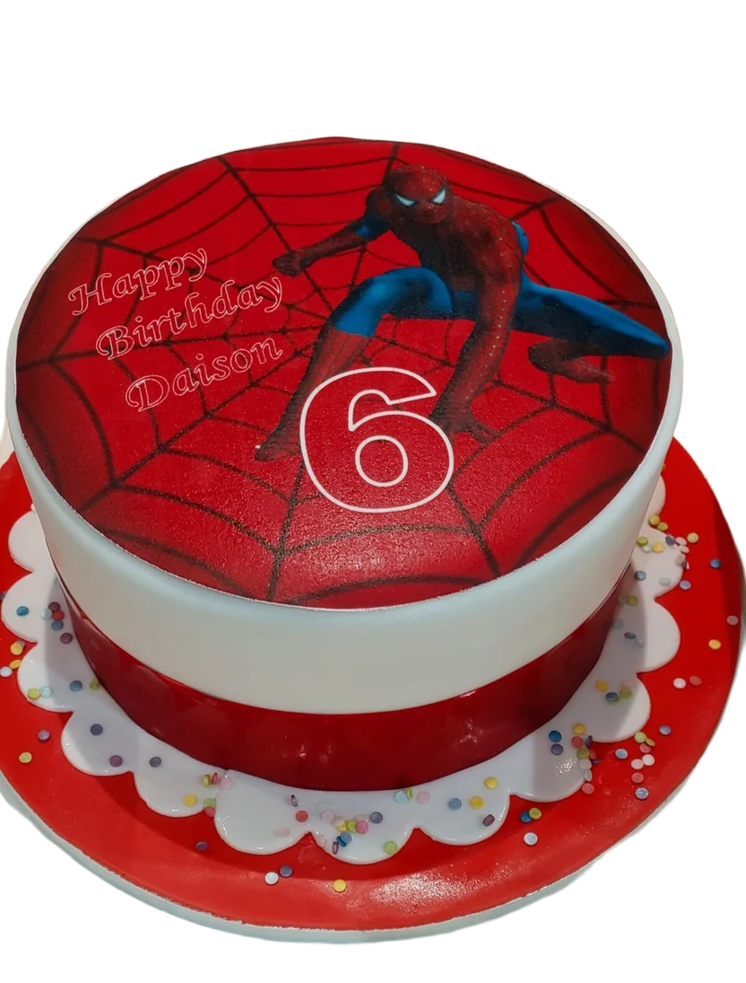 Spiderman Photo Cake CB-NC570