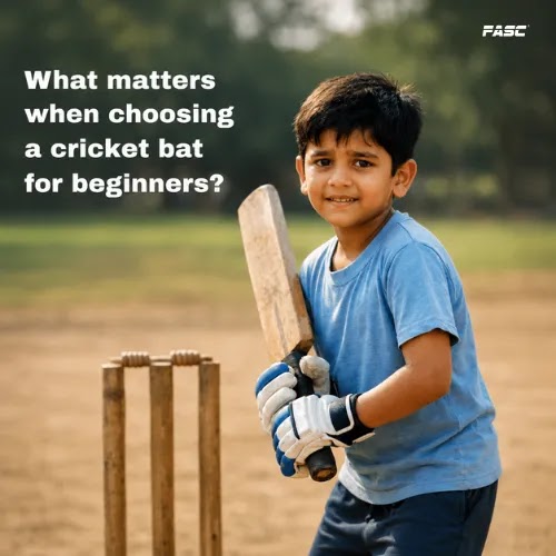 What matters when choosing a cricket bat for beginners?