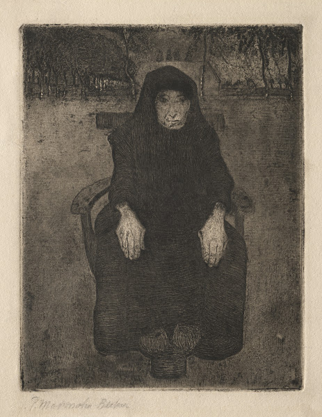 Seated Old Woman c 1905