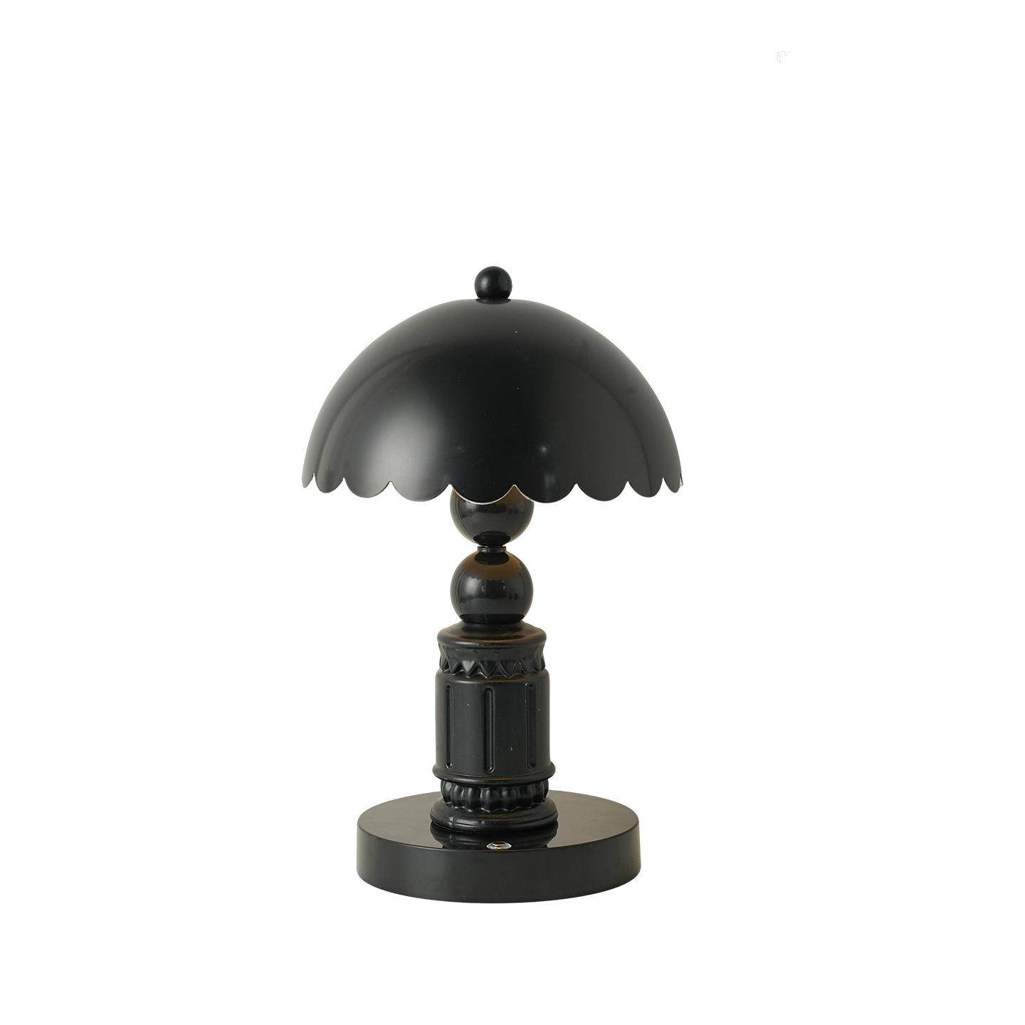 French Rococo table lamp with column design