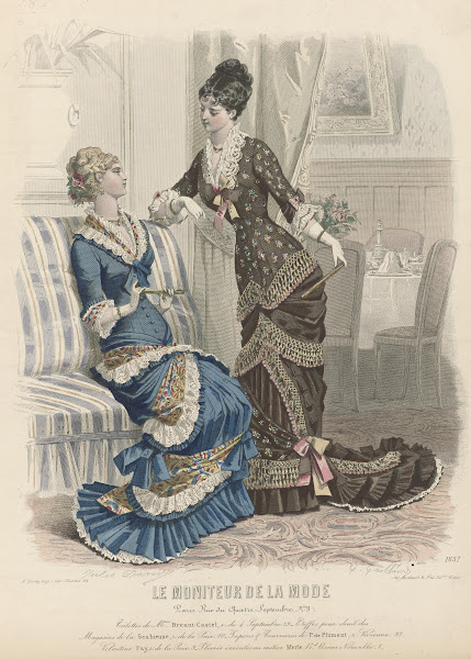 Le Moniteur de la Mode  Toilettes de Mme Bréant Castel 1879