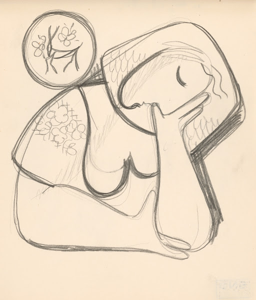 Žena s ľudovým tanierom 1938