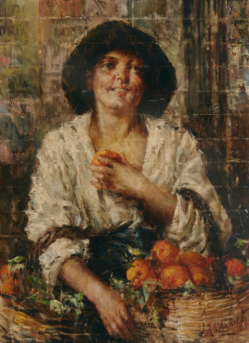 Venditrice daranci The orange seller