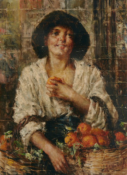 Venditrice daranci The orange seller