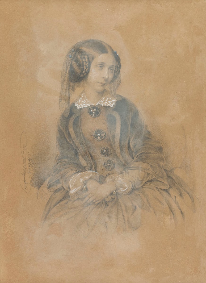 Portrait of a young woman 1852
