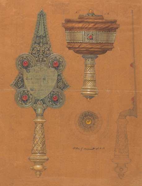 Design executed for Jones and Willis metal and wood workers and church furniture