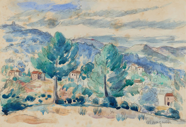 Paysage À Saint Tropez 1921