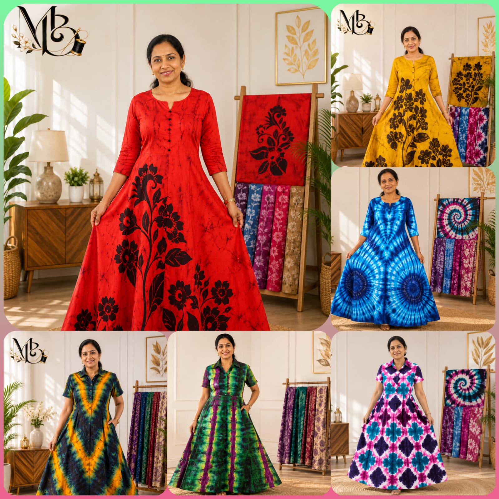 Handcrafted batik fashion at Mullai Batik and Tailoring