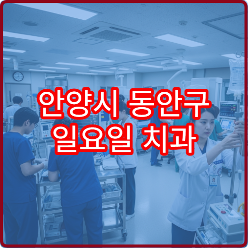 안양시 동안구 일요일 치과 진료 병원 치통·충치 상담 가능