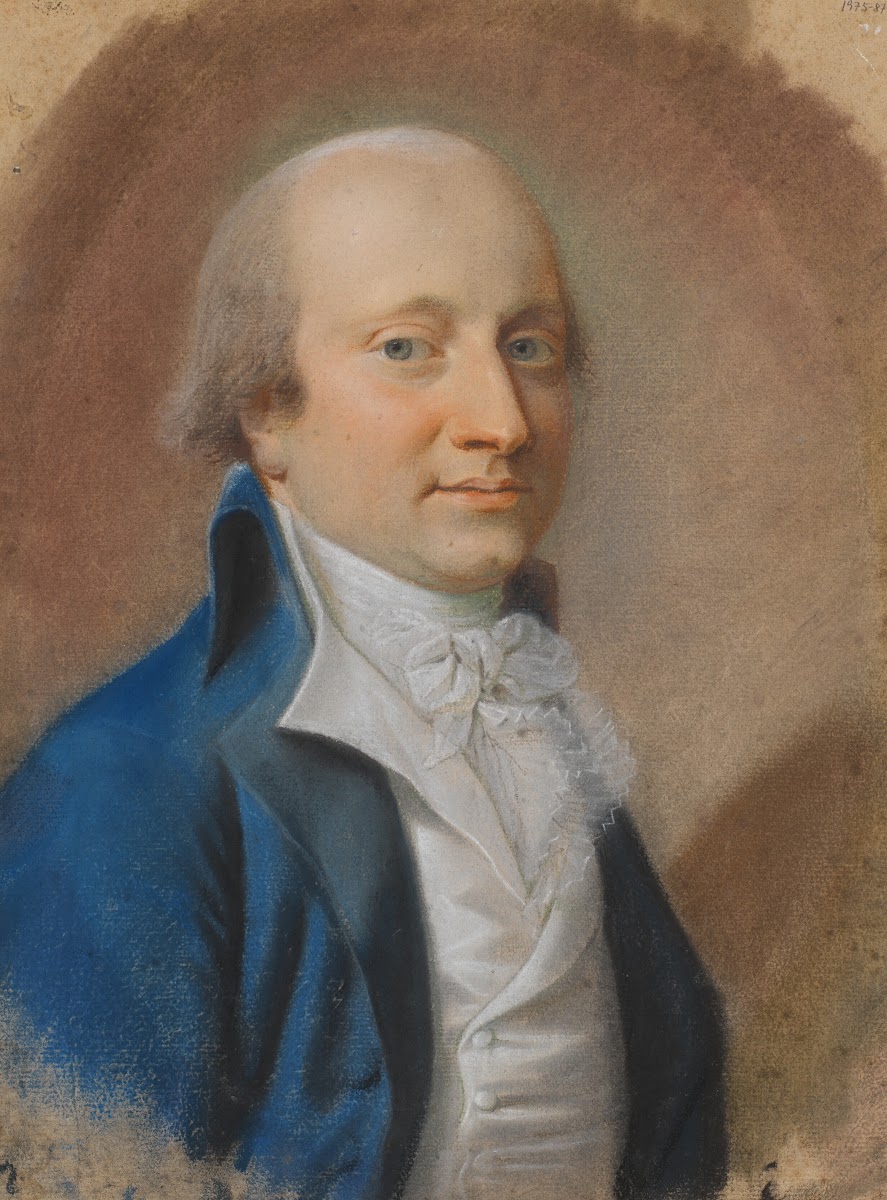 Portræt af en herre formentlig en Blücher 1790  1799
