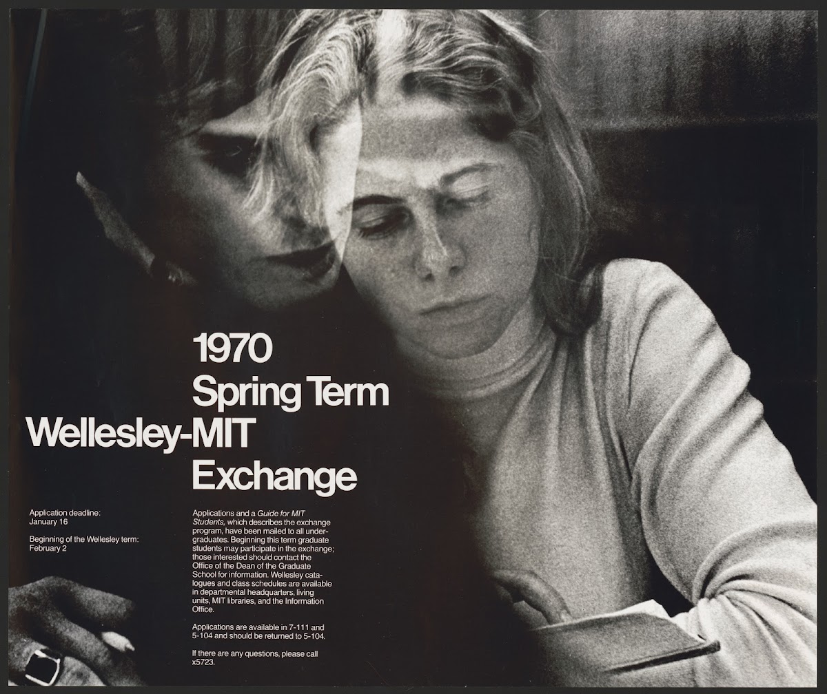 Wellesley MIT Exchange 1970 Spring term 1970