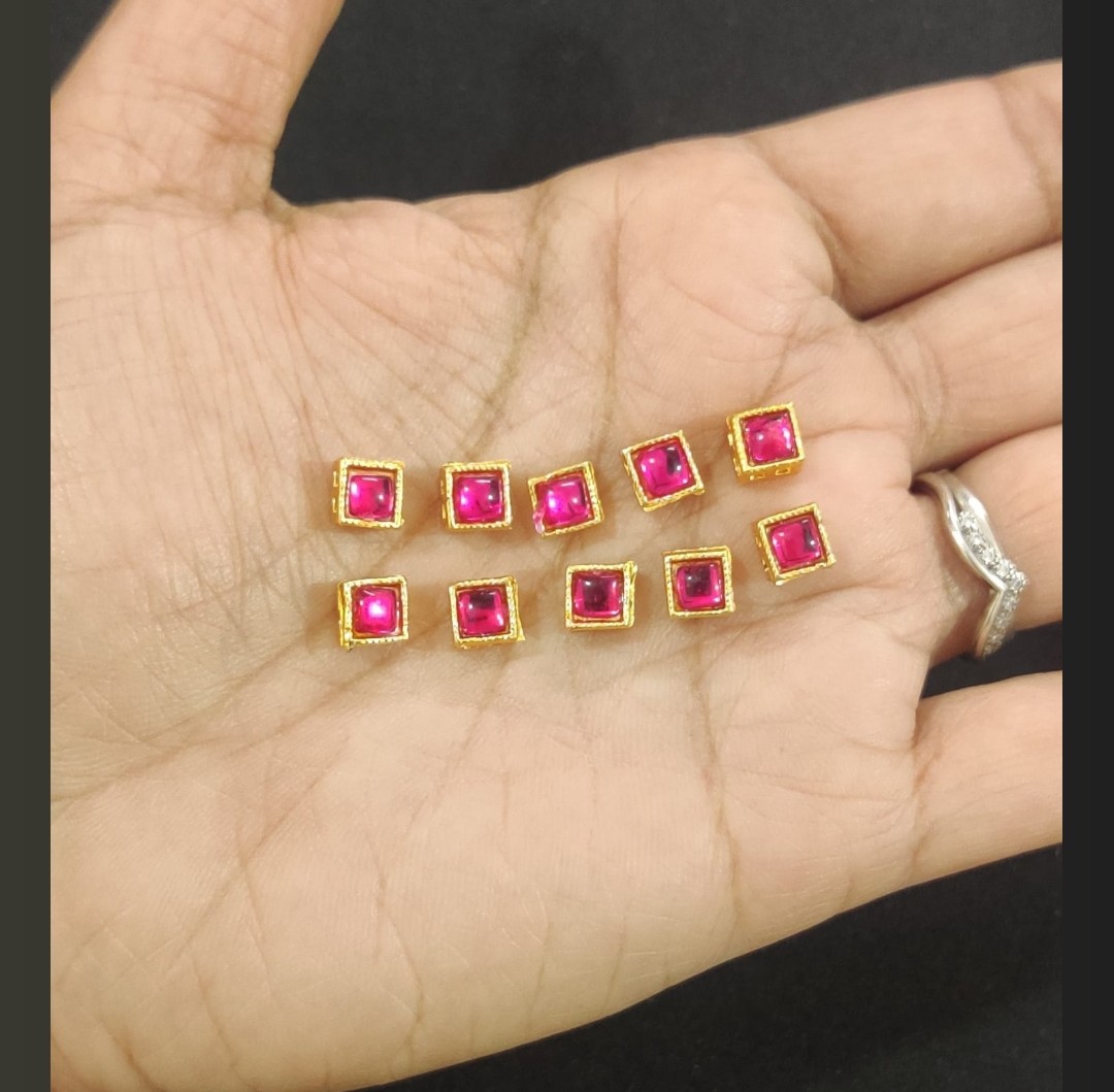 Pink Small Square Tikali-P19-pack of 10