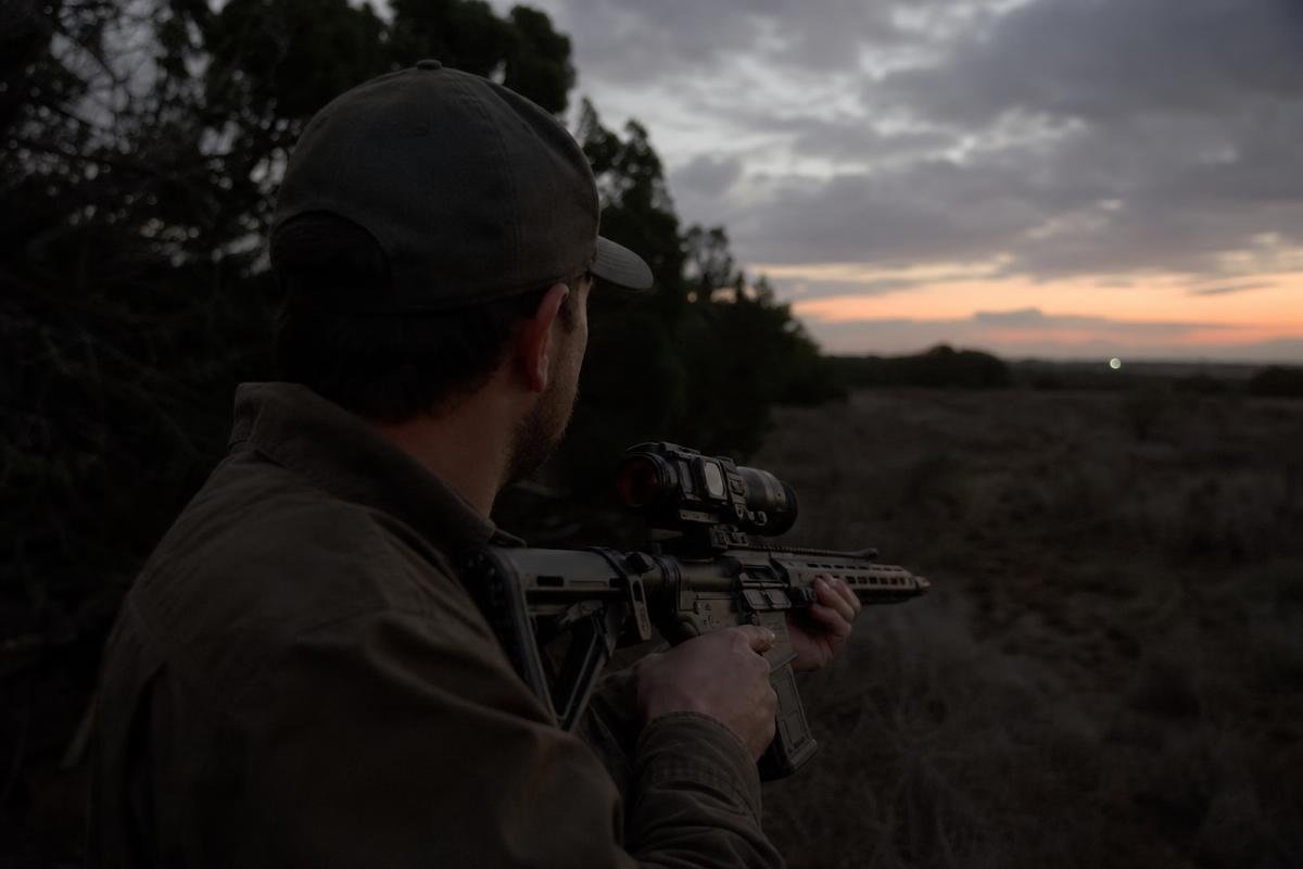 thermal scope vs night vision for Denison hog hunts