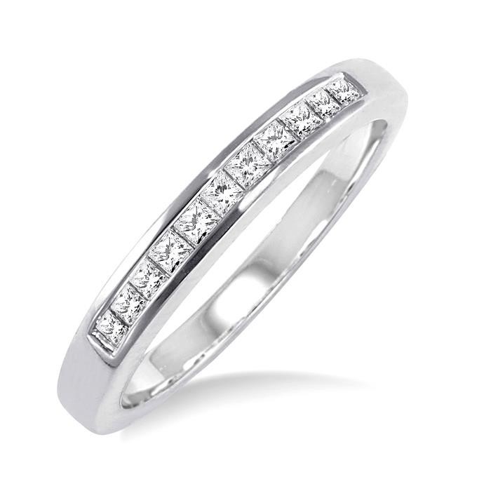 Channel Set Diamond Wedding Band 35076DHFHWG