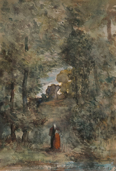 Forest Landscape with a Female Figure 1871
