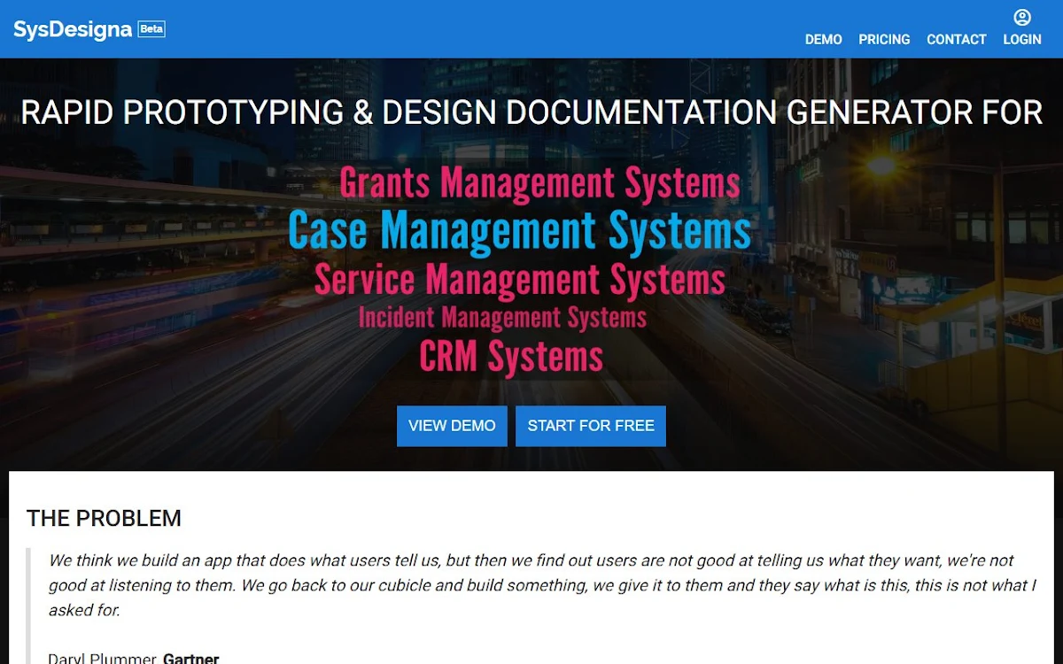 Captura de SysDesigna