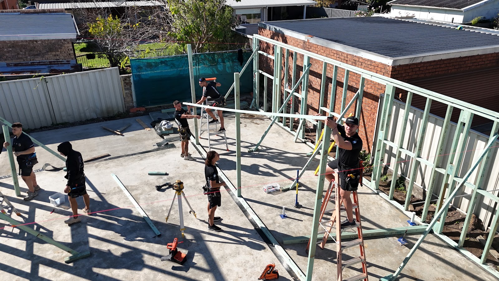 Clockwork Carpentry team at work