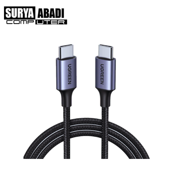 Kabel Ugreen C to C 60W Titanium 1m 