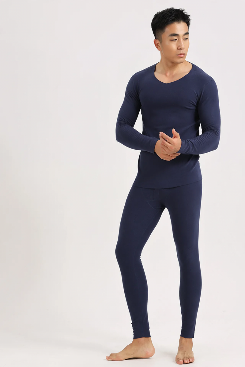 Seamless Thermal Underwear Set for Men