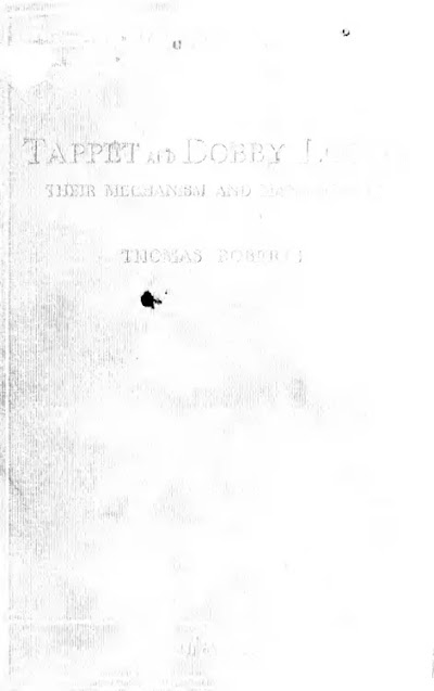 tappet and dobby looms 1912