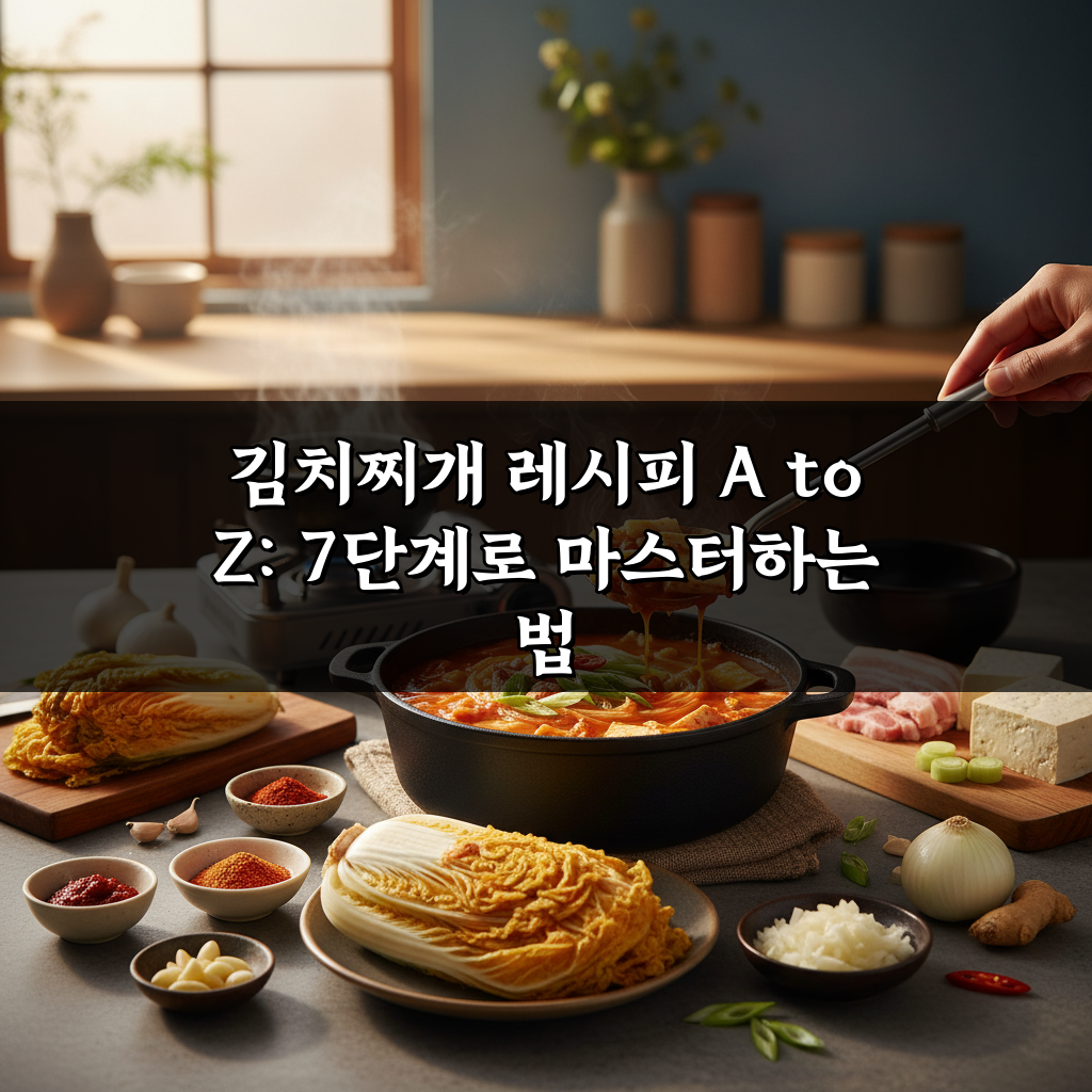 김치찌개 레시피 A to Z: 7단계로 마스터하는 법