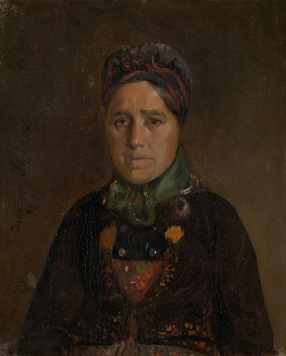 Portrait of Ingeborg Skjønne from Numedal 1848