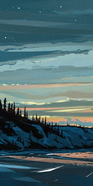 Night Landscape, Artwork, Illustration, Adventure Full HD Wallpaper Background