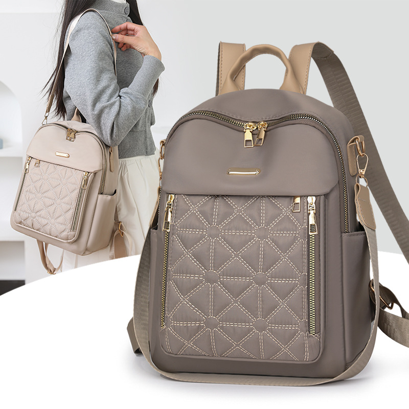 Waterproof Women's Oxford Fabric Backpack