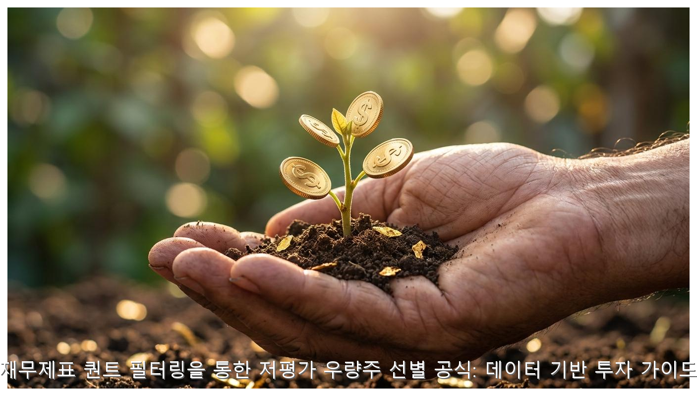 재무제표 퀀트 필터링을 통한 저평가 우량주 선별 공식: 데이터 기반 투자 가이드 핵심 안내 및 분석 인포그래픽 (7)