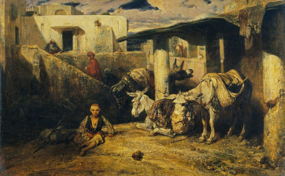Asses resting A Turkish Scene 1833