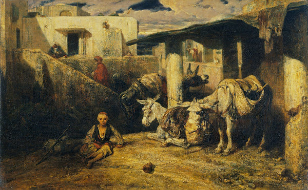 Asses resting A Turkish Scene 1833
