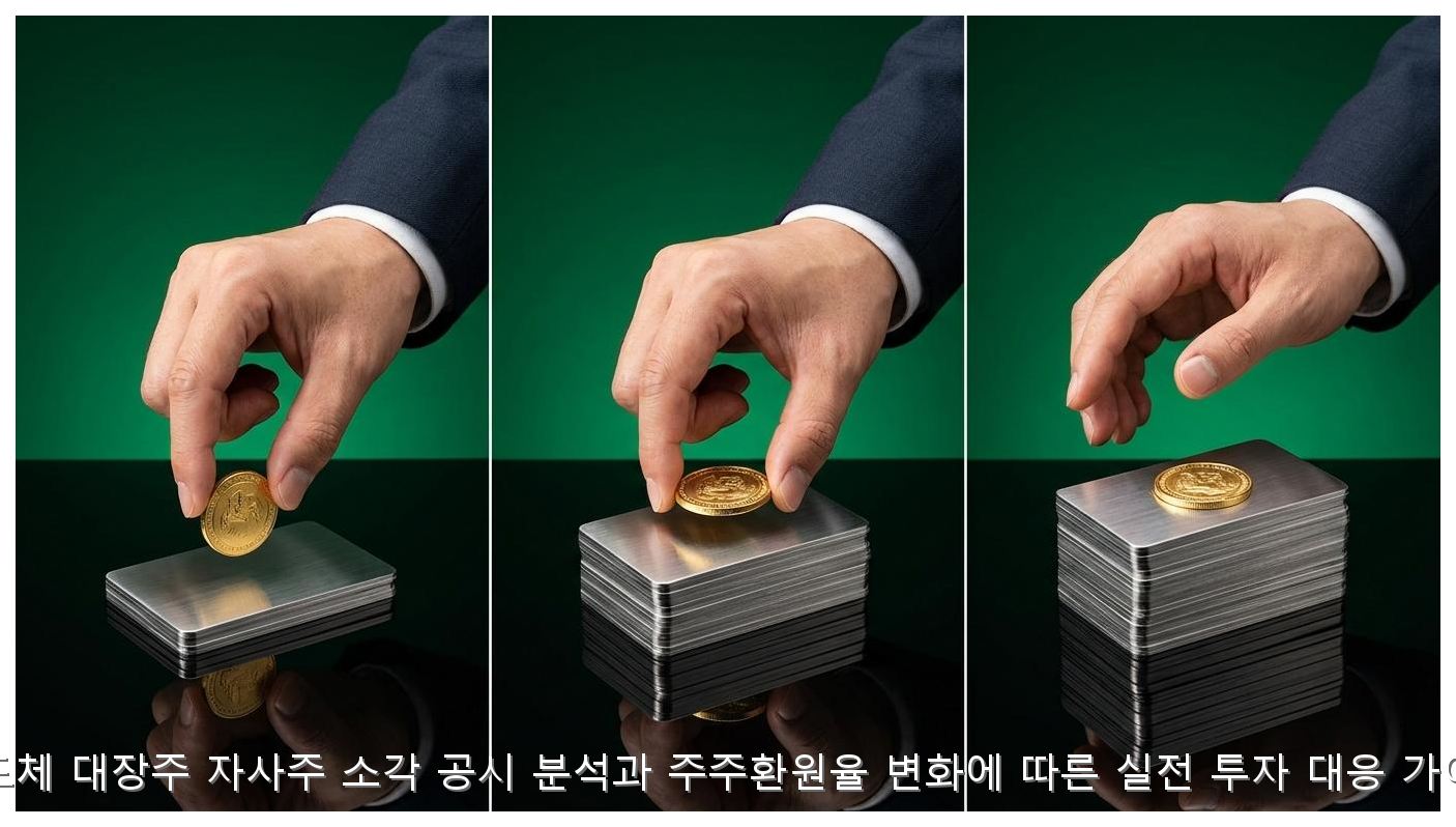 반도체 대장주 자사주 소각 공시 분석과 주주환원율 변화에 따른 실전 투자 대응 가이드 핵심 안내 및 분석 인포그래픽 (2)