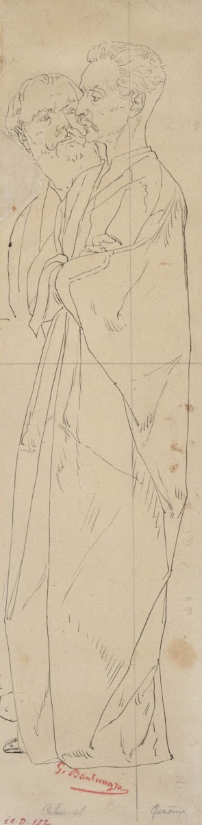 Portraits des peintres Cabanel et Gérôme 1801 1900