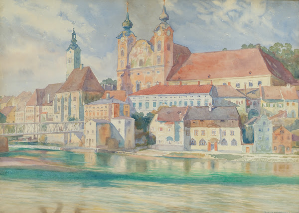 Michaelerkirche in Steyr 1917