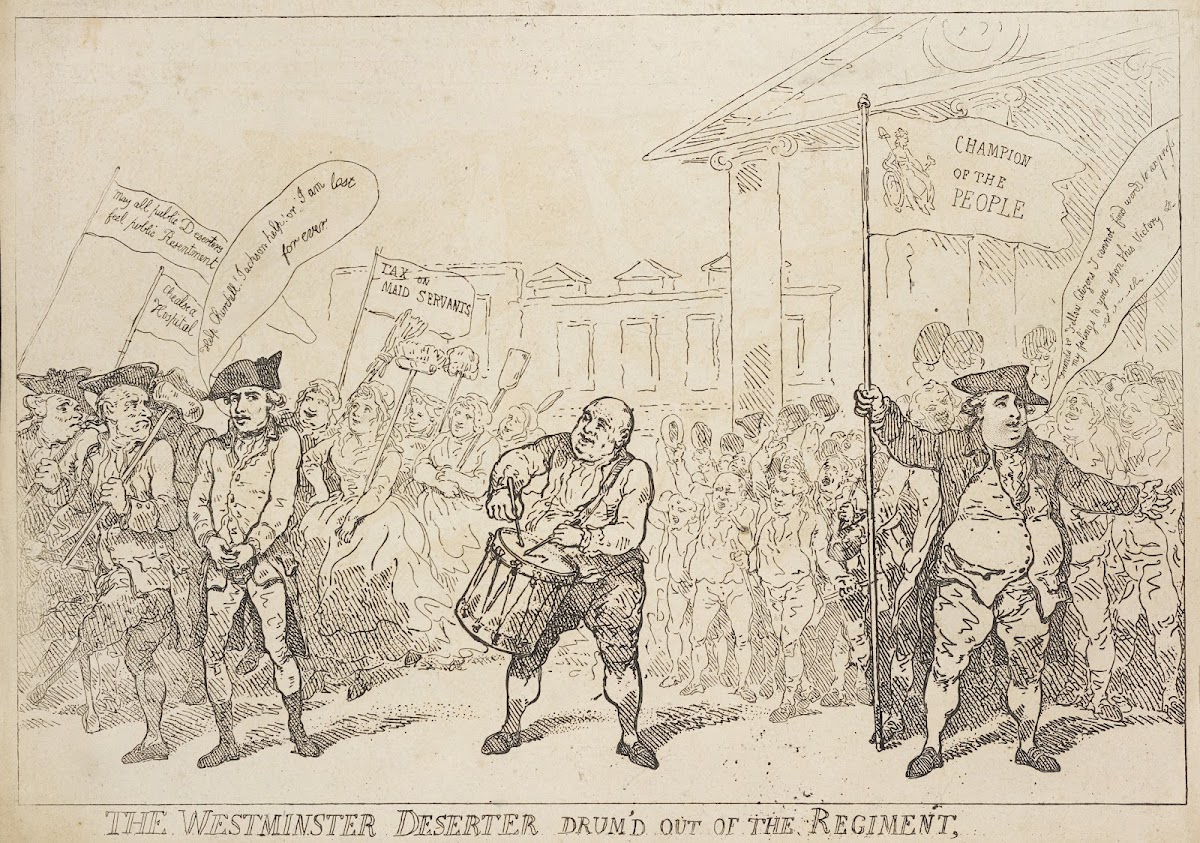 The Westminster deserter drumd out of the Regiment