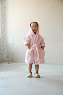 Children's bathrobe Twins Belle size 86–92 (100% cotton terry cloth) pink