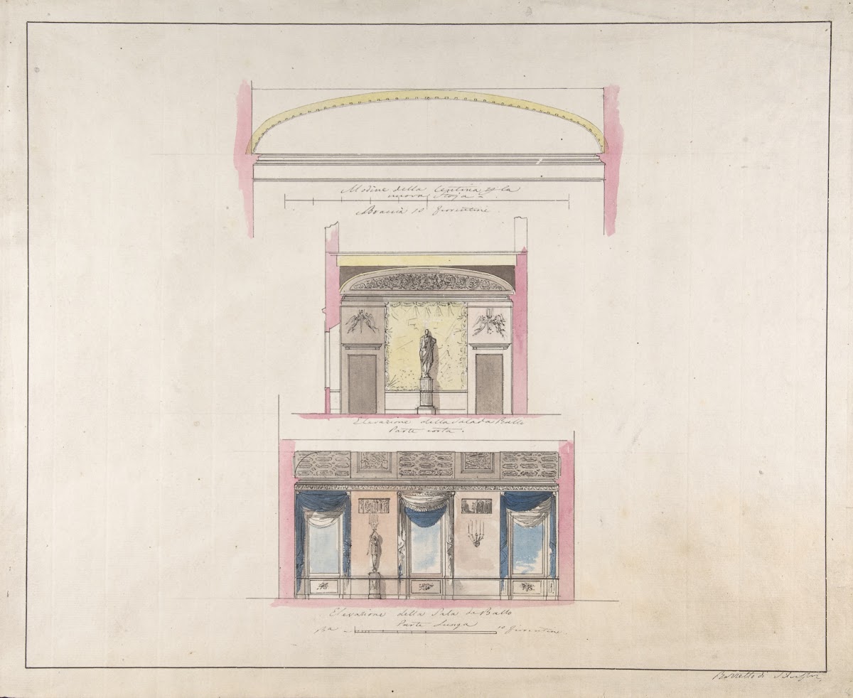 Elevation della nuova Galleria 17961873