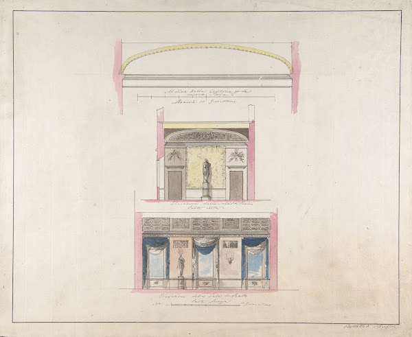 Elevation della nuova Galleria 17961873