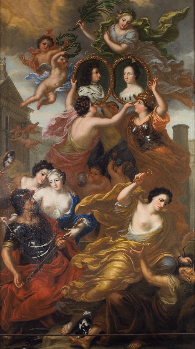 Allegory of the union of King Charles XI and Queen Ulrika Eleonora 1692