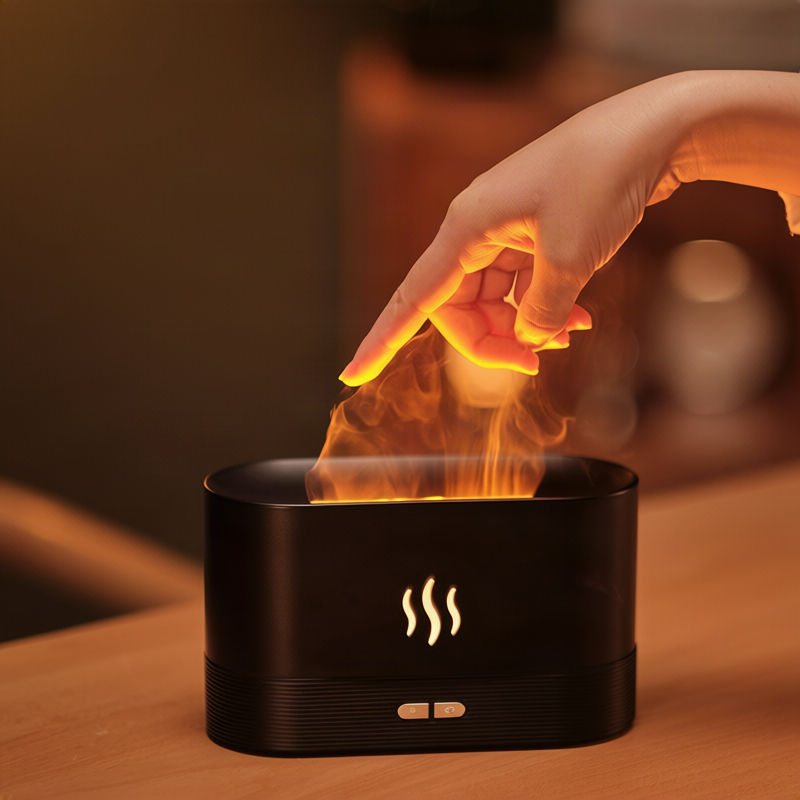 Ultraschall-Aroma-Diffuser mit Flammeneffekt