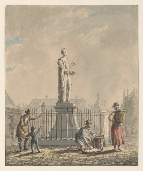 Standbeeld Van Laurens Jansz Coster Te Haarlem 1780   1836