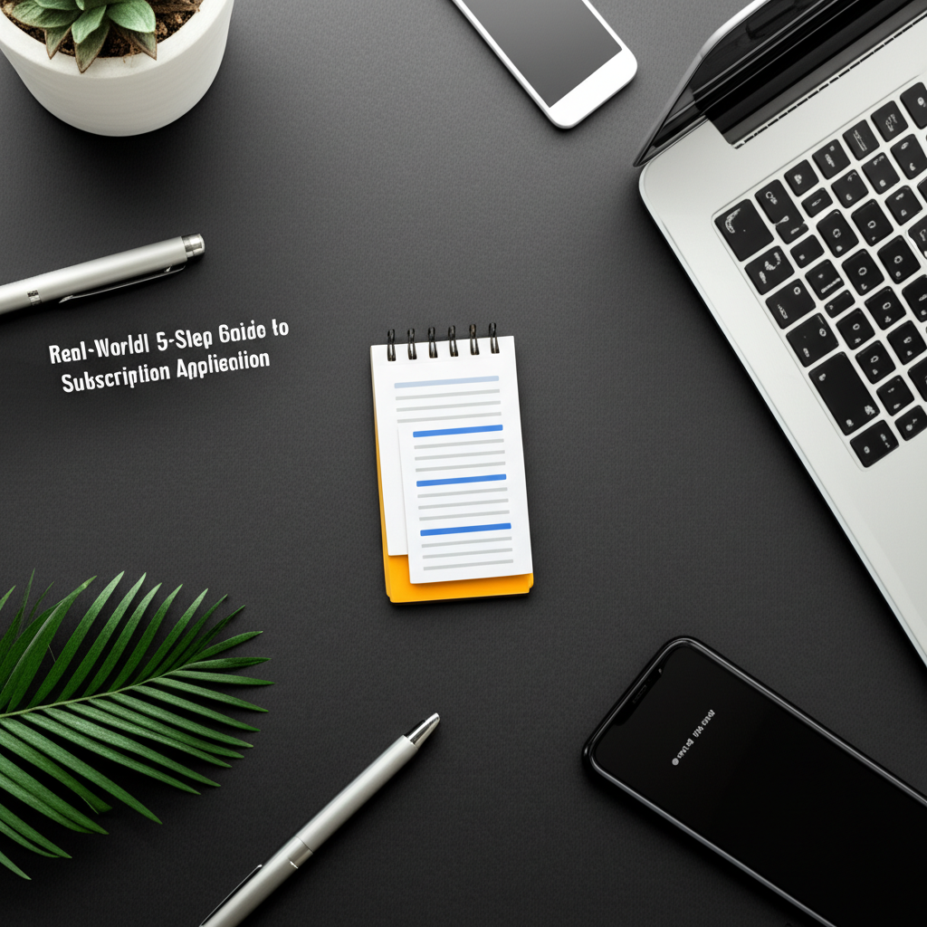 📝 실전! 청약 신청 5단계 가이드