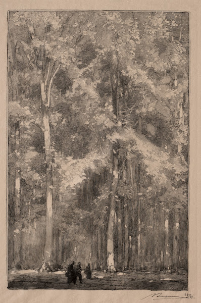 Le Matin carrefour des Forts Marlotte 1889