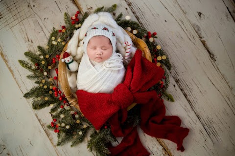 Newborn Giáng Sinh Bé Gái