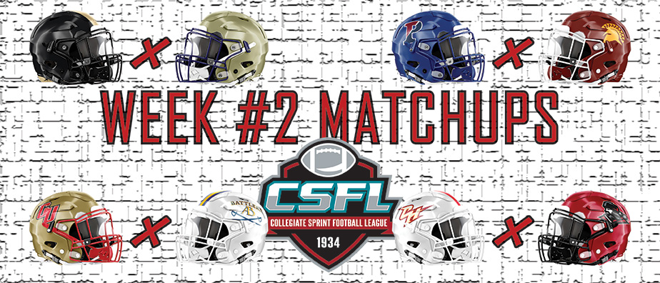 Week #2 Matchups