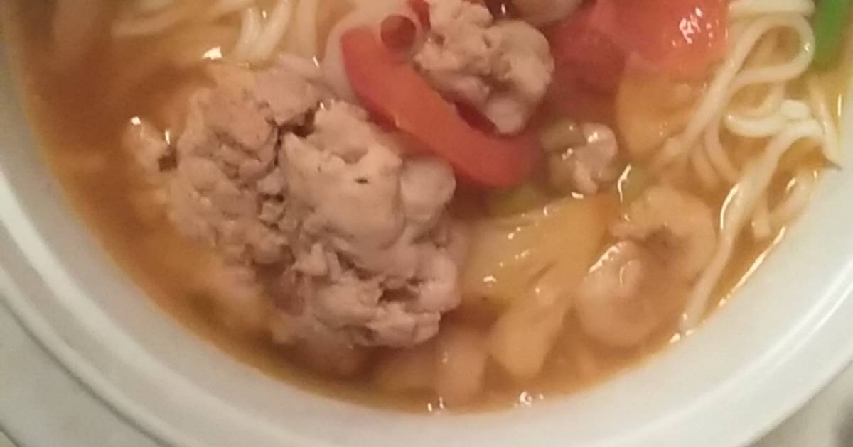 Bún cá ngừ kiểu mèo