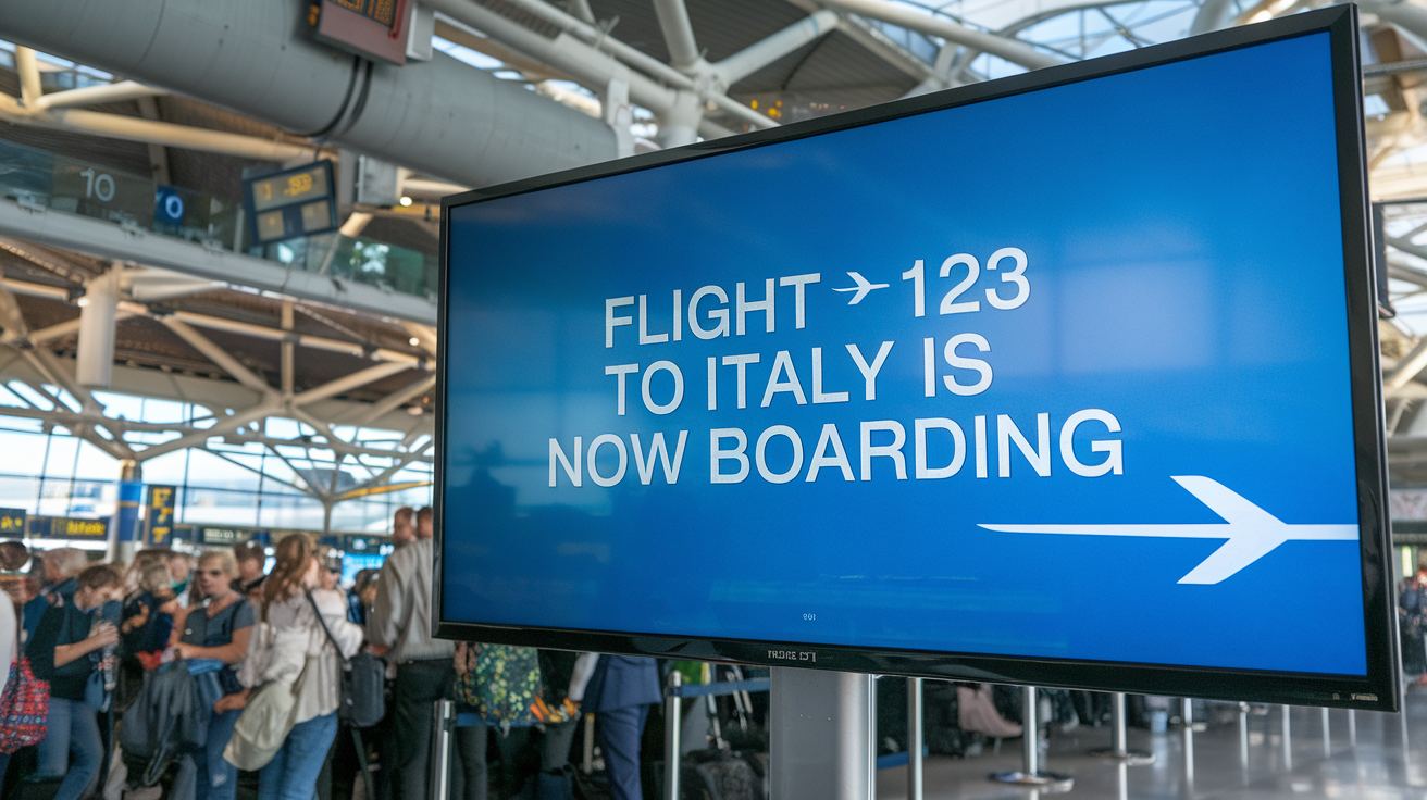 Flight Times from Myrtle Beach, SC to Italy