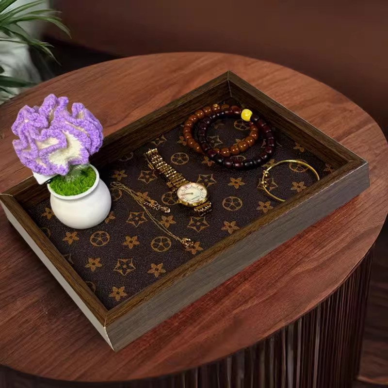 Wooden jewelry tray, modern-minimalist